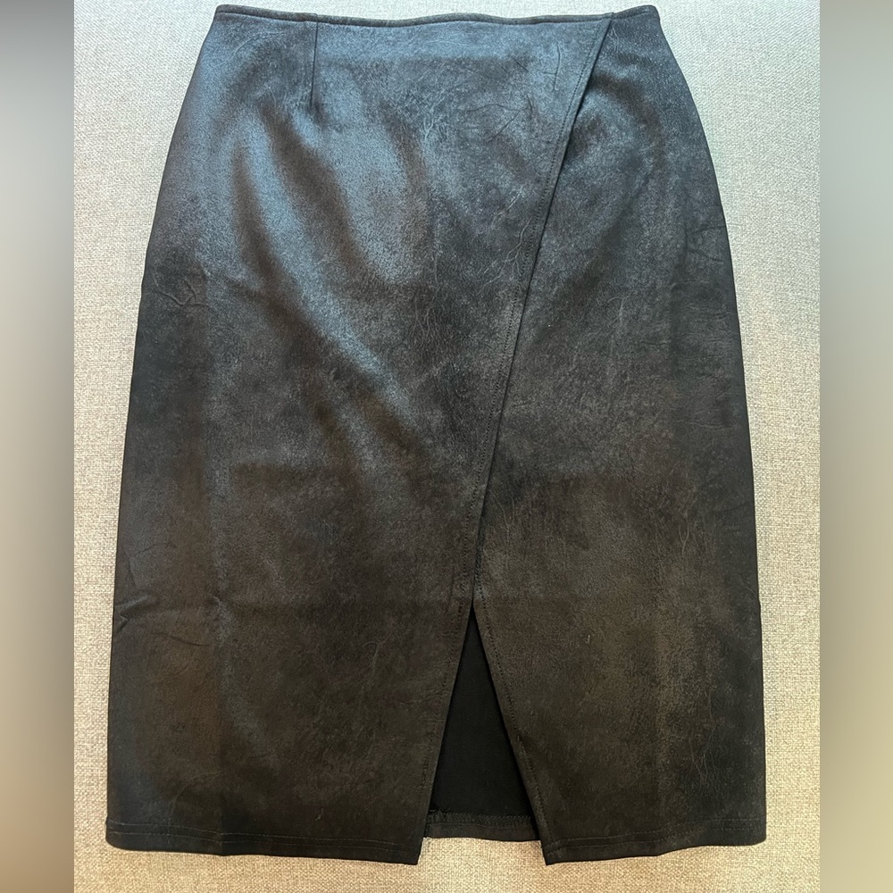 Free People Black Pencil Skirt